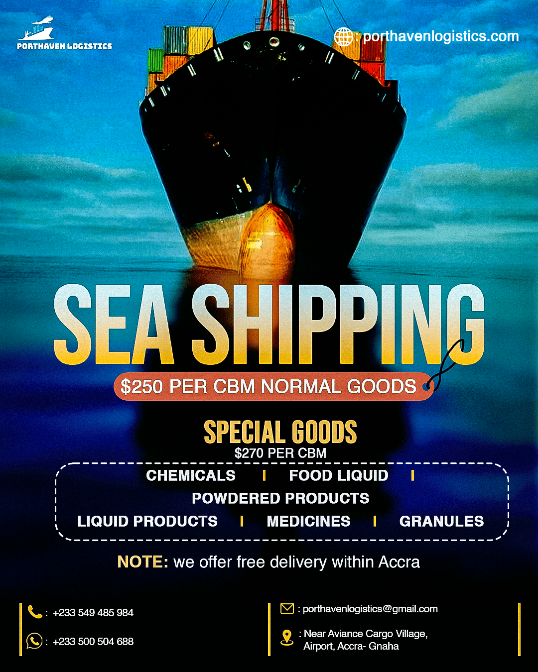 who we are? Porthaven Logistics